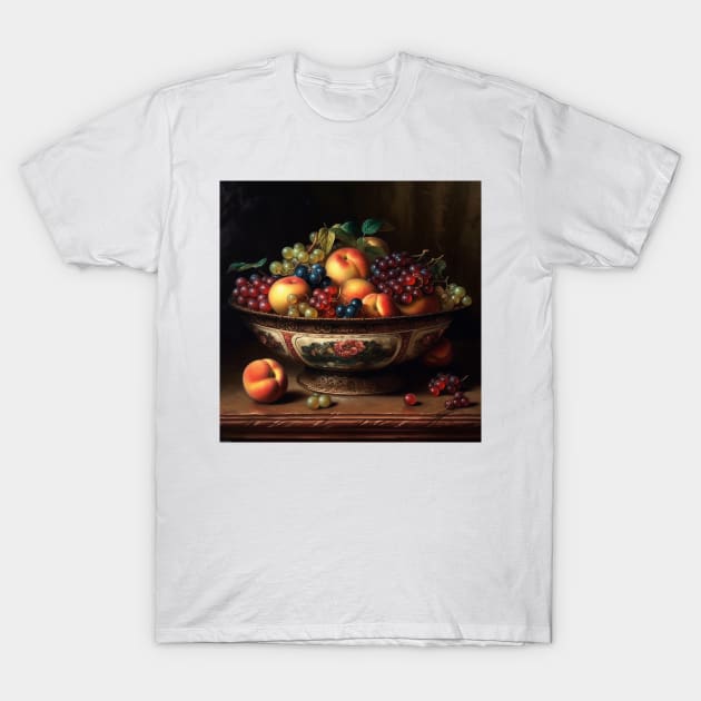 Fruit Bowl in Oil T-Shirt by hamptonstyle